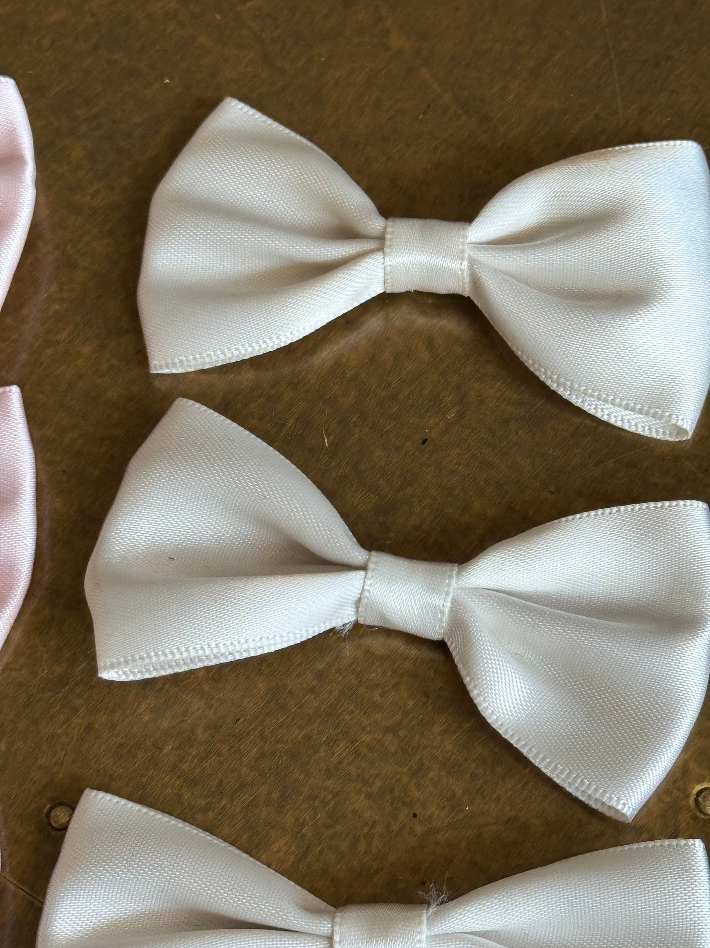6pcs Bows, Sew on Bow, Handmade Bow, Gifts, Wrapping, Satin Bow, Bow, Fashion Bow, Clothing, Crafts, Bags, Cards, Furnishings, 3.5”x1.5”