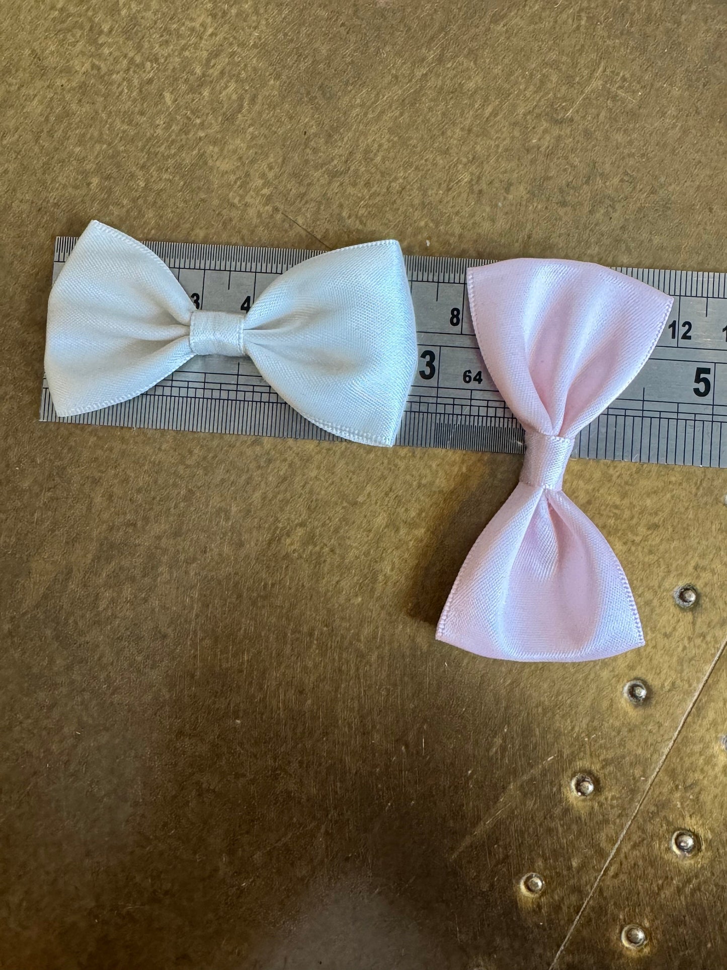 6pcs Bows, Sew on Bow, Handmade Bow, Gifts, Wrapping, Satin Bow, Bow, Fashion Bow, Clothing, Crafts, Bags, Cards, Furnishings, 3.5”x1.5”