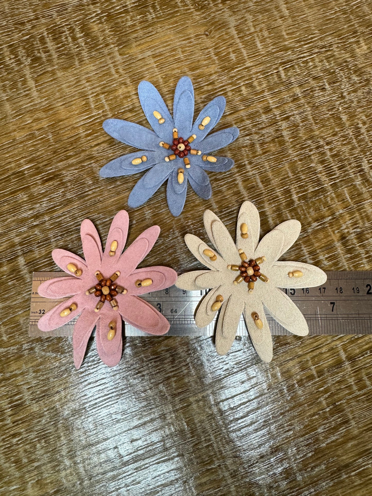 Corsage Flower, Sewing Flower, Sew on, 3” Wide, Pin on Corsage or Sew on without Pin, Boho Chic, Style, Hat, Accessory, Fashion, FAN Design