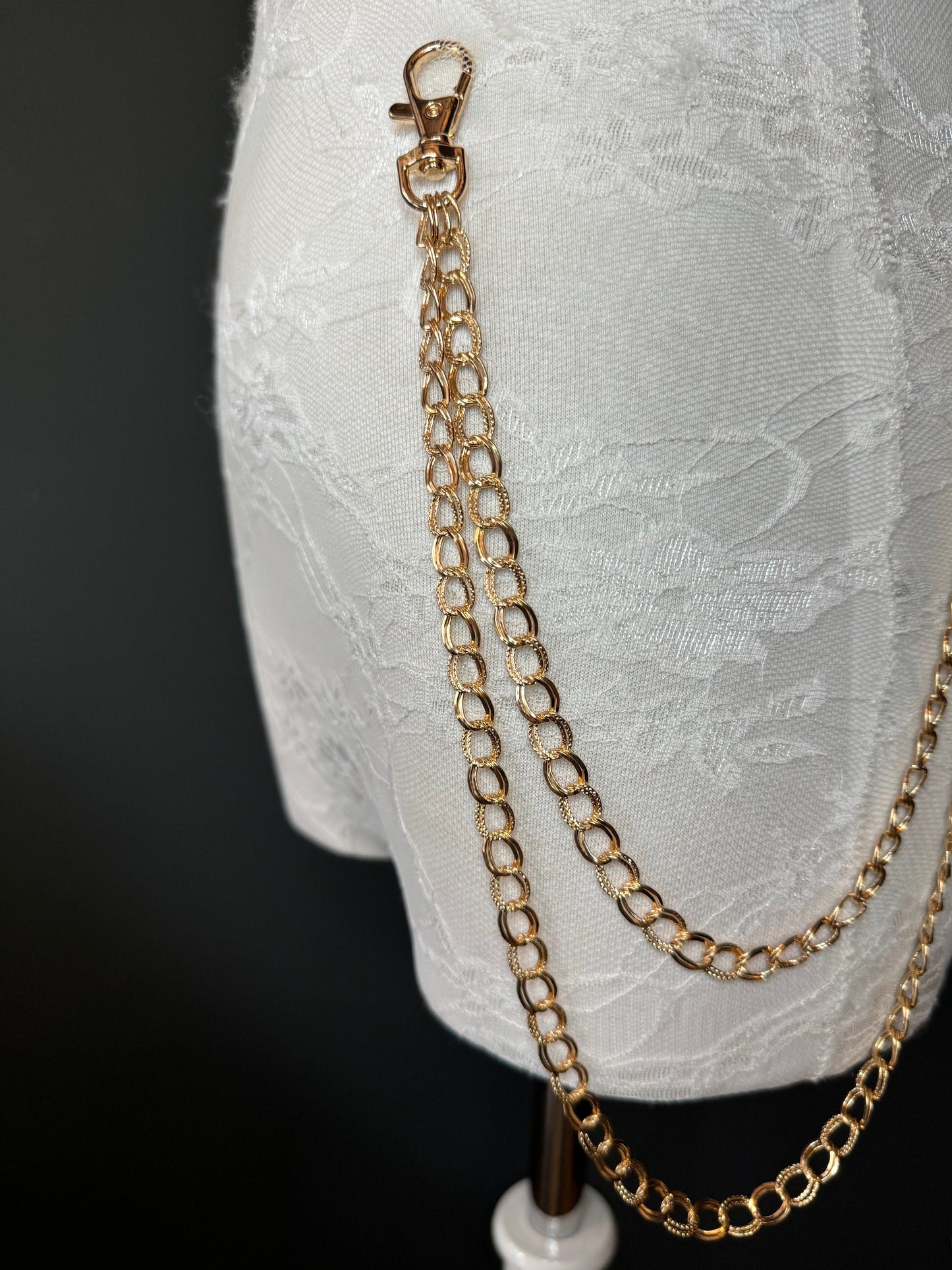 Jeans Chain, Fashion Chain, Gold, Gifts, Jeans, Chain, Festival, Bags, Necklace, 2 Row Chain, Bodywear, Body Jewellery, Gift