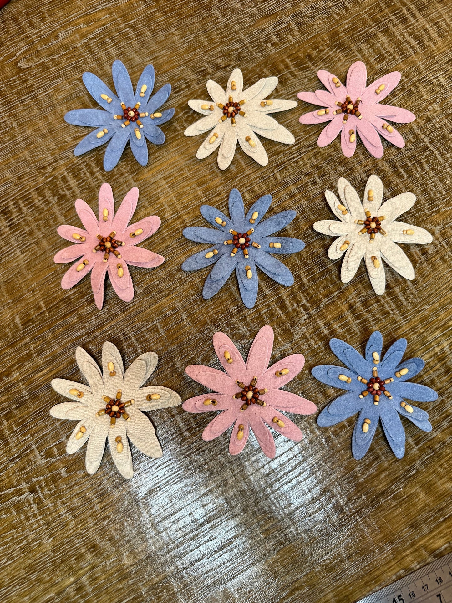 Corsage Flower, Sewing Flower, Sew on, 3” Wide, Pin on Corsage or Sew on without Pin, Boho Chic, Style, Hat, Accessory, Fashion, FAN Design