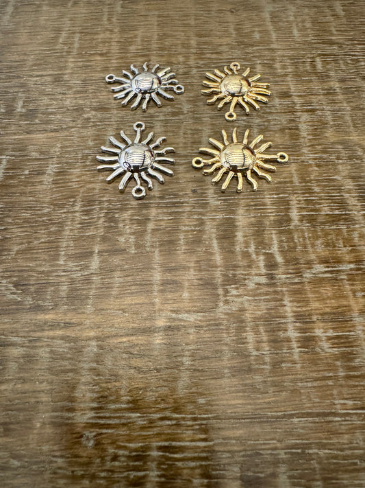 1.5” Sun Metal Gold Buckle, Metal Sun Buckle, Gold, Silver,Buckle, 1.5” Wide, , Tops, Bags, Crafts, Swimwear, Fashion Buckle, FAN Collection