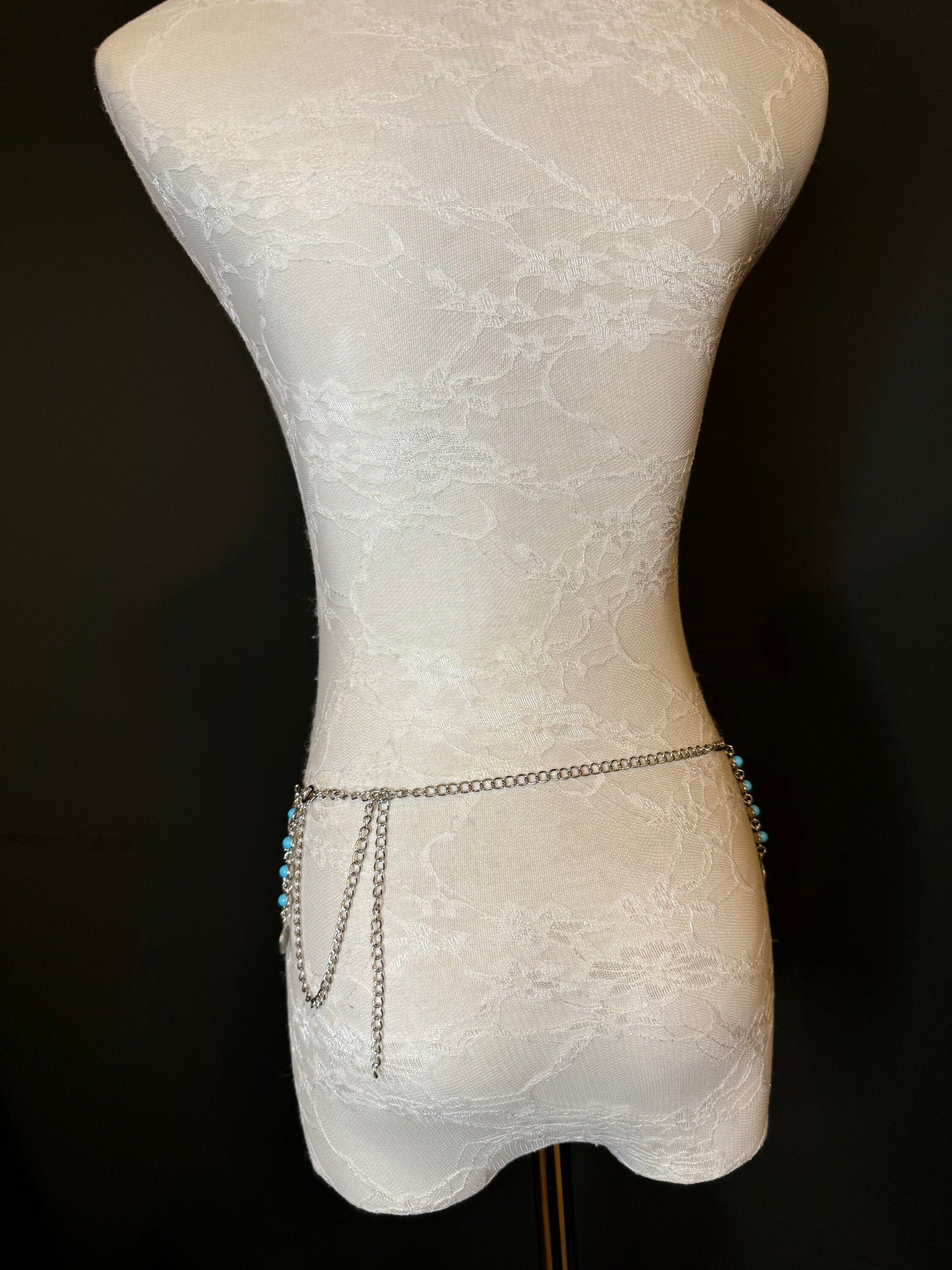 Belly Chain, Silver, Coin detail 18-40 inch, Festival, Dance, Costume Jewelery, Festvial, Dance, Gift