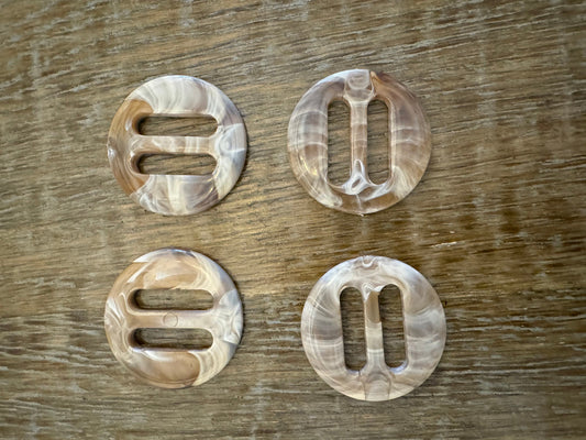 1.5”, Marble Button, Buckle, 35mm, Buttons, Beige, Brown, Buttons, Mock Marble Buttons, Art Projects, Clothing, Crafts, Knitwear Buttons