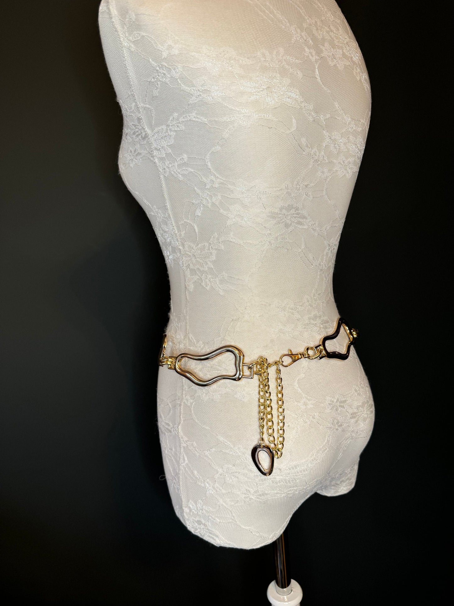 X-long Ring Belt, Metal Ring Belt, Teen Sizes, Size 18”-60”, Fan Design, Fan Collection, Gold, Silver Metal belt, Fashion Accessory