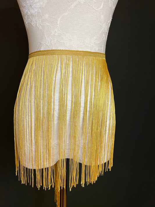 12” Gold Tassel Fringe Trim