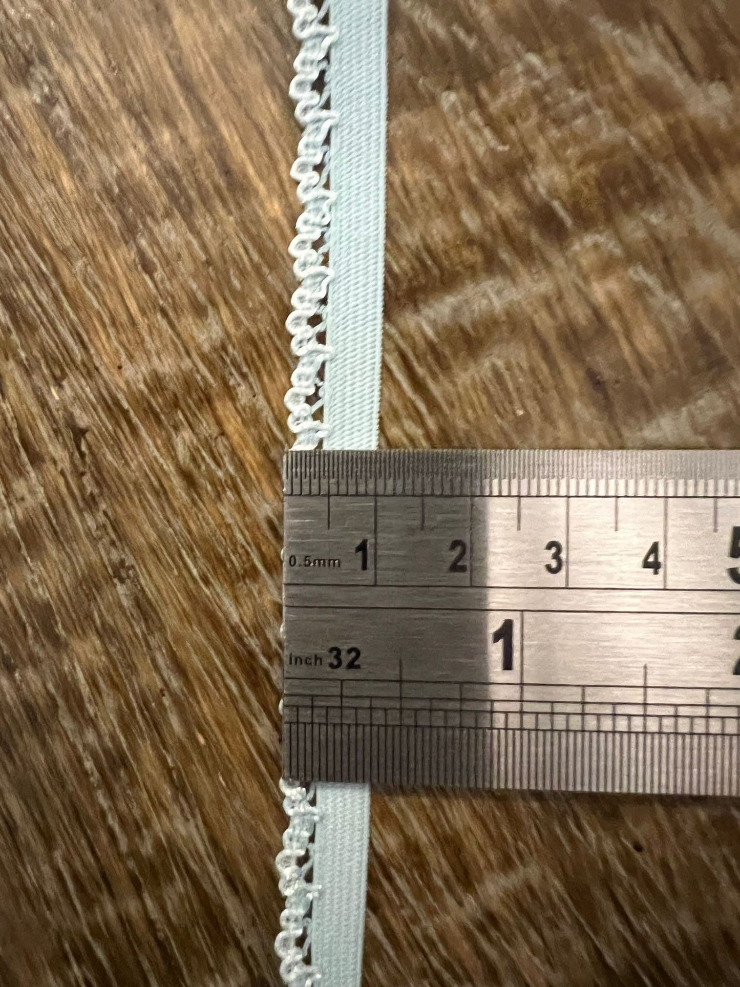 Picot Elastic, 10mm Scallop Edging, Lace Edge Trimming12 Colours