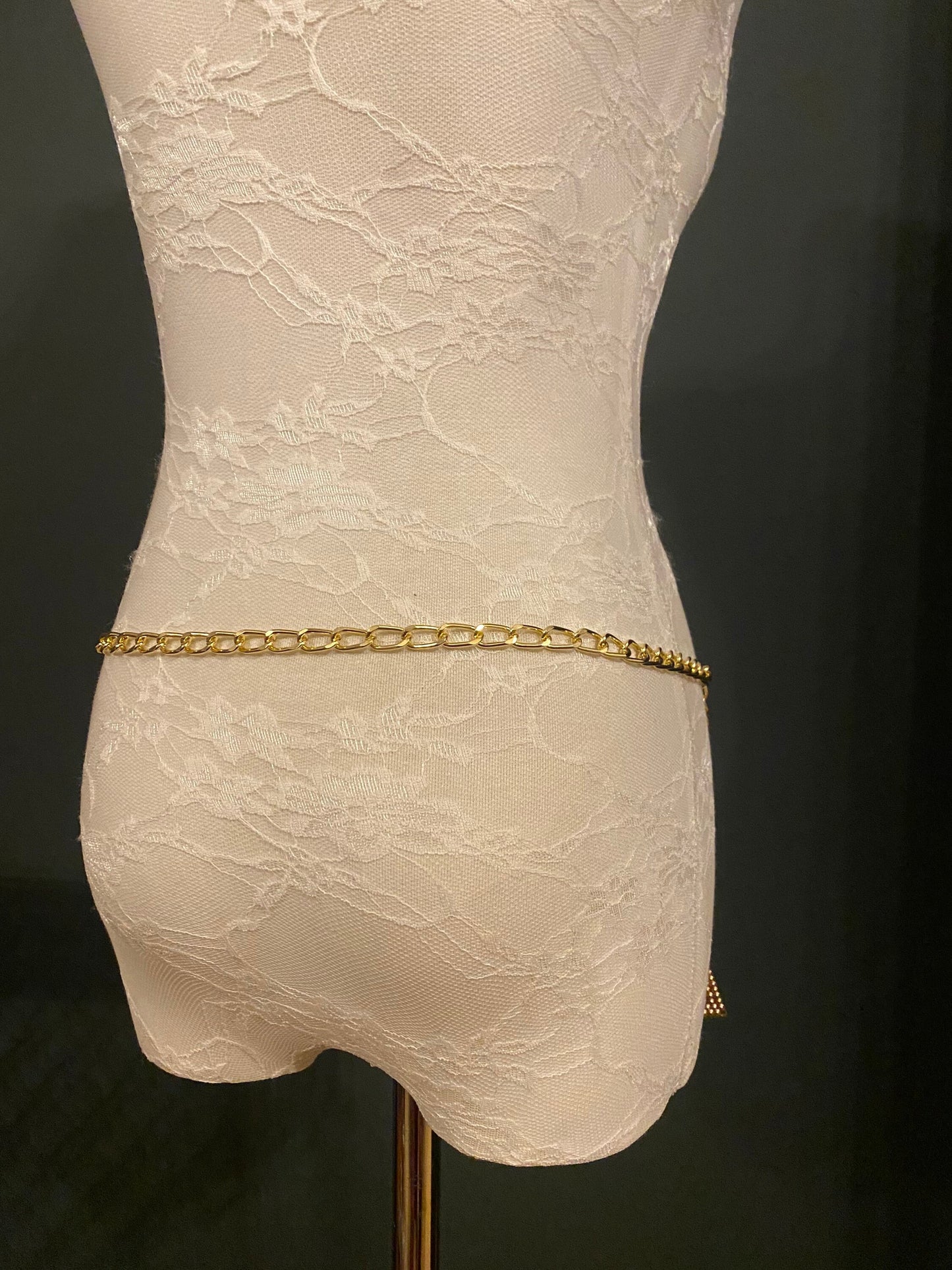 Gold Chain Belt – Handmade to Measure 18–60 Inch Waist