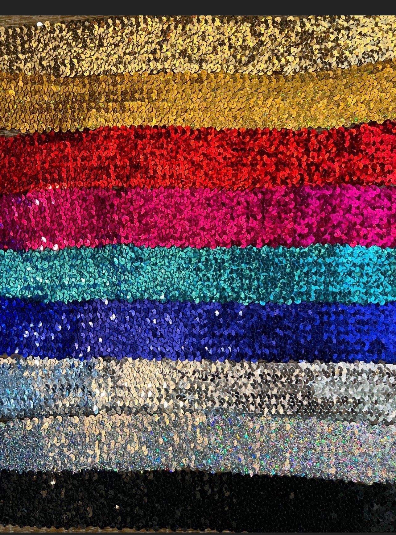 X-long 2” Wide Sequin Stretch Belt - Waist Sizes 18-60 inch, 9 Colours, Hand crafted, FAN Design, Partywear, Fashion Belt, Sequins Belt
