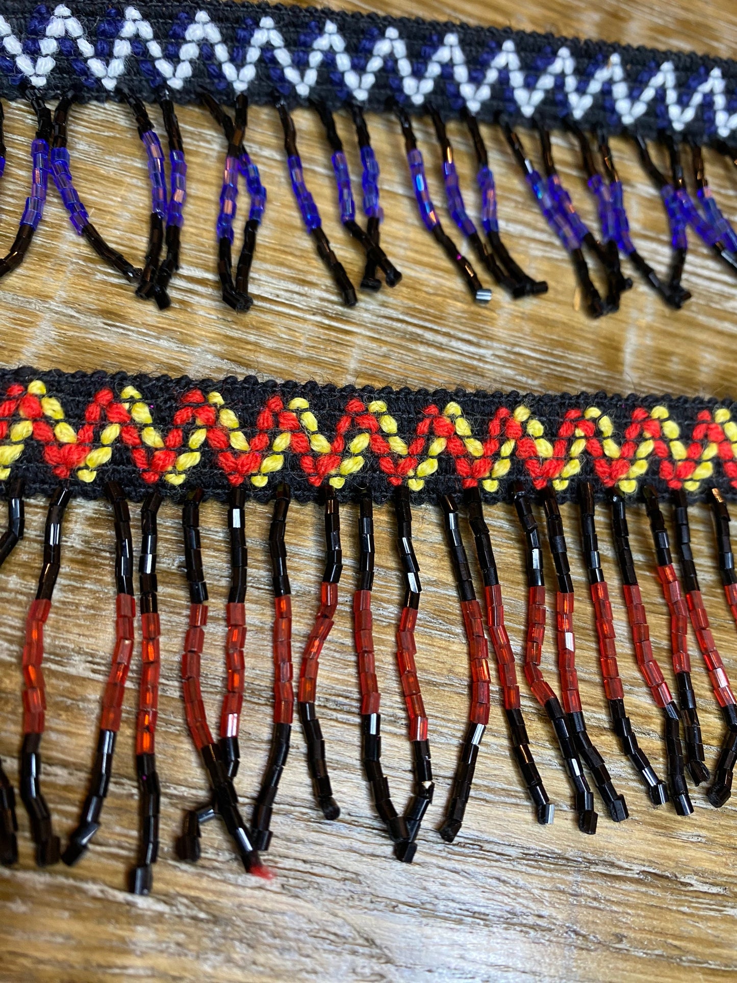 Jacquard Beaded Fringe Tape: Costume Trim, Crafts (0.5 Metre)
