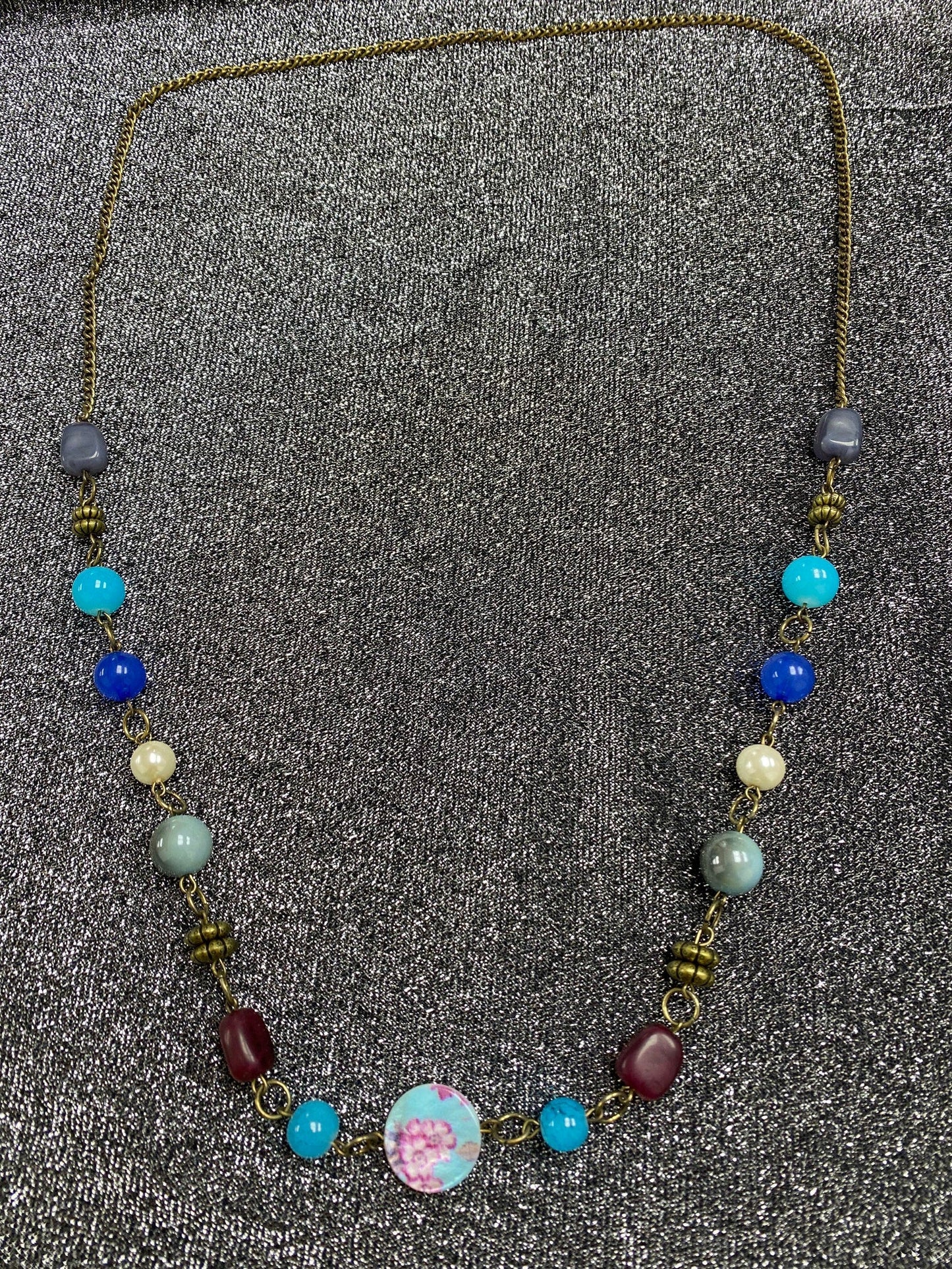 Multi Colour Beaded Necklace