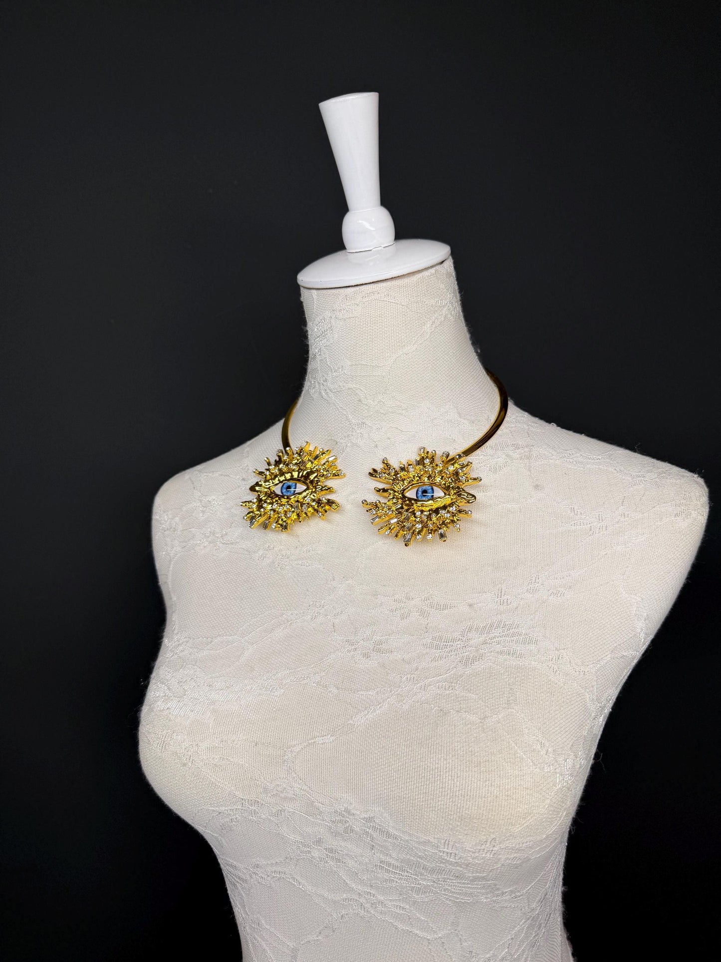 Handmade Eye Choker Necklace