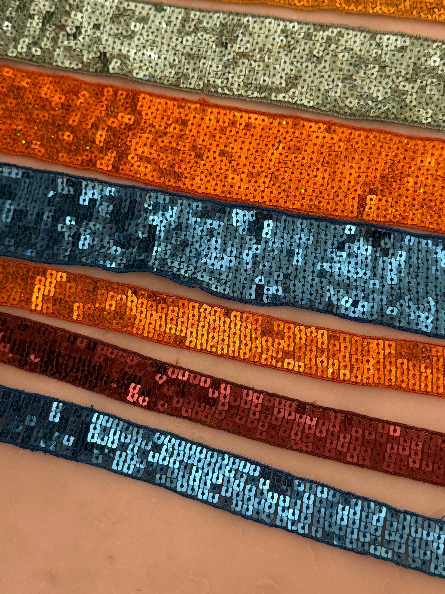 Sequins Trim, Craft Sewing, 8 Colours