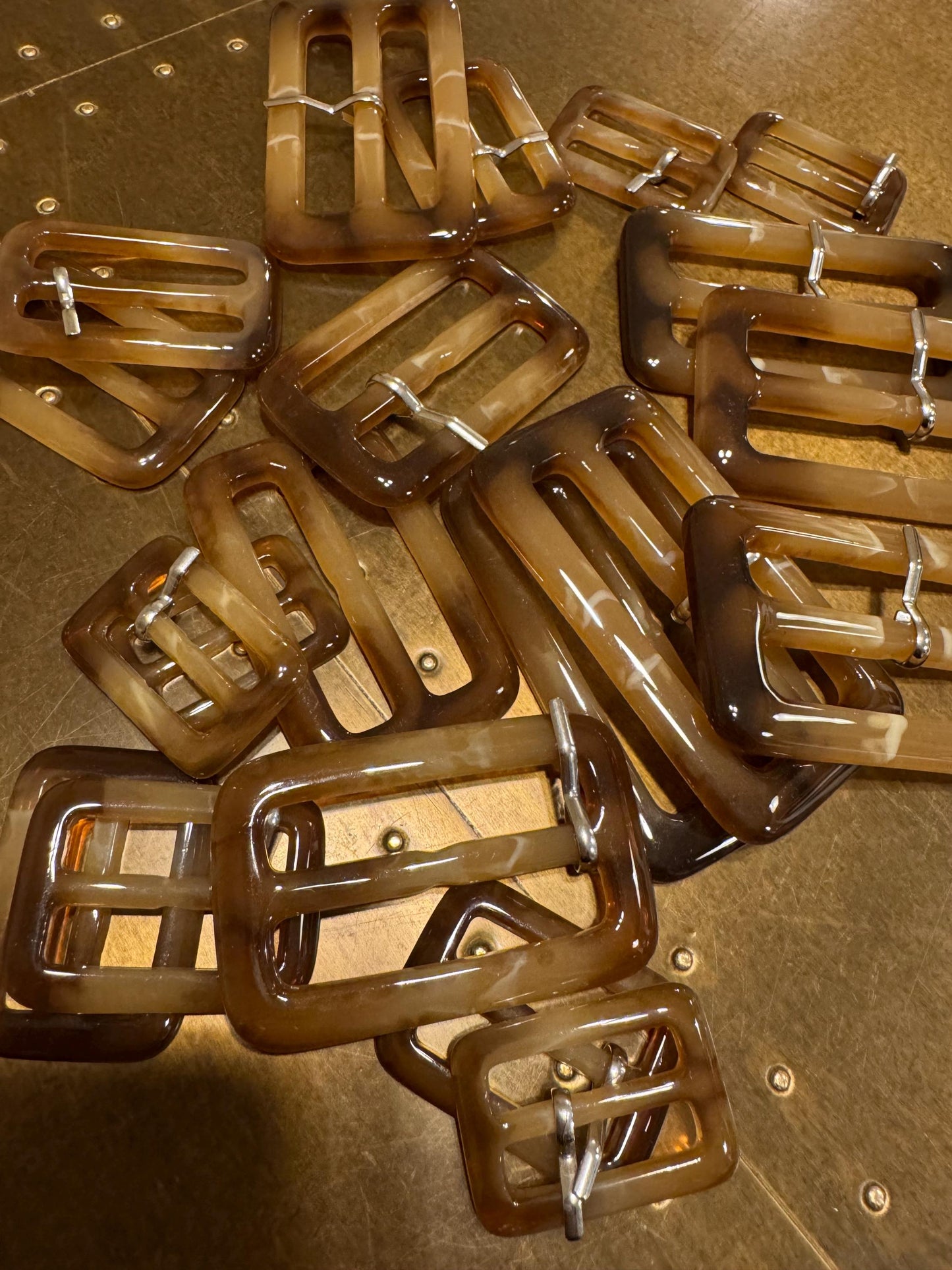 Buckles, Horn Buckles, Mock Tortoiseshell Buckle, Round, Rectangle, Prong, Replacment Buckle, Dresses, Belts