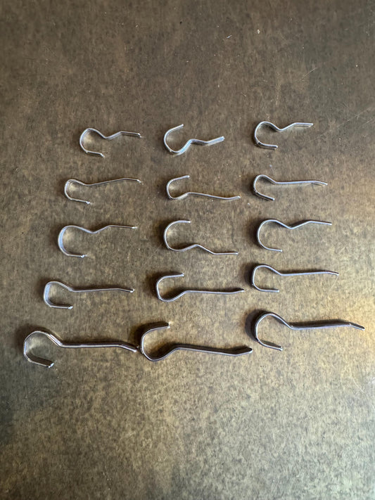 Metal Buckle Prong Replacement Pin, High Quality, 5 Sizes
