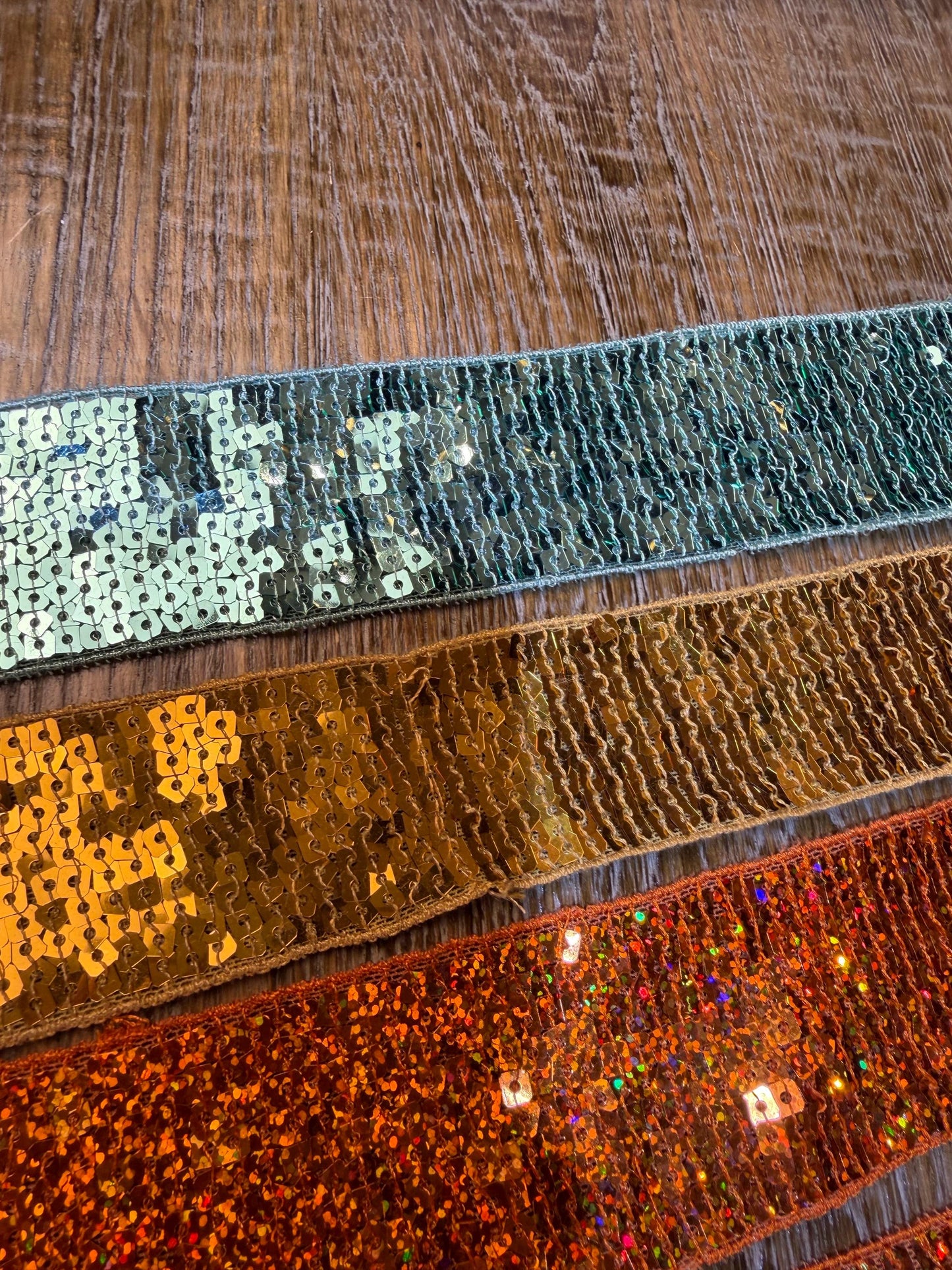 Sequins, Colours, Sequins tape, 2.3cm, 4.6cm