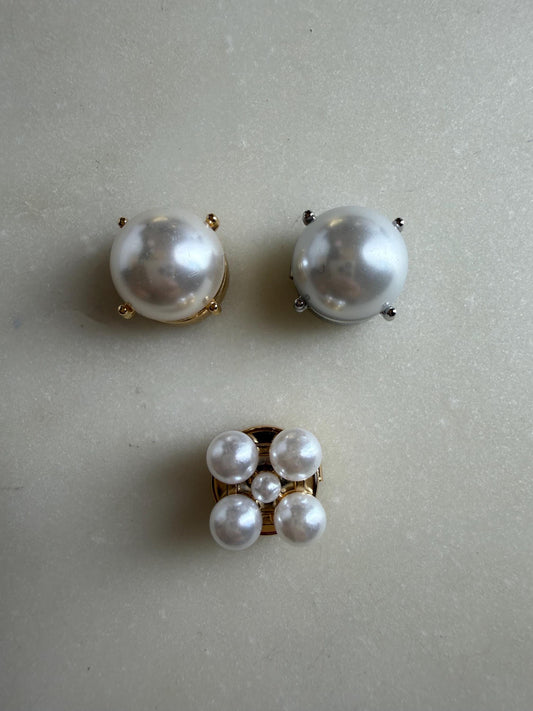 Pearl Button Covers for Shirts (Fits up to 18L), Bridal & Wedding Shirt Accessories
