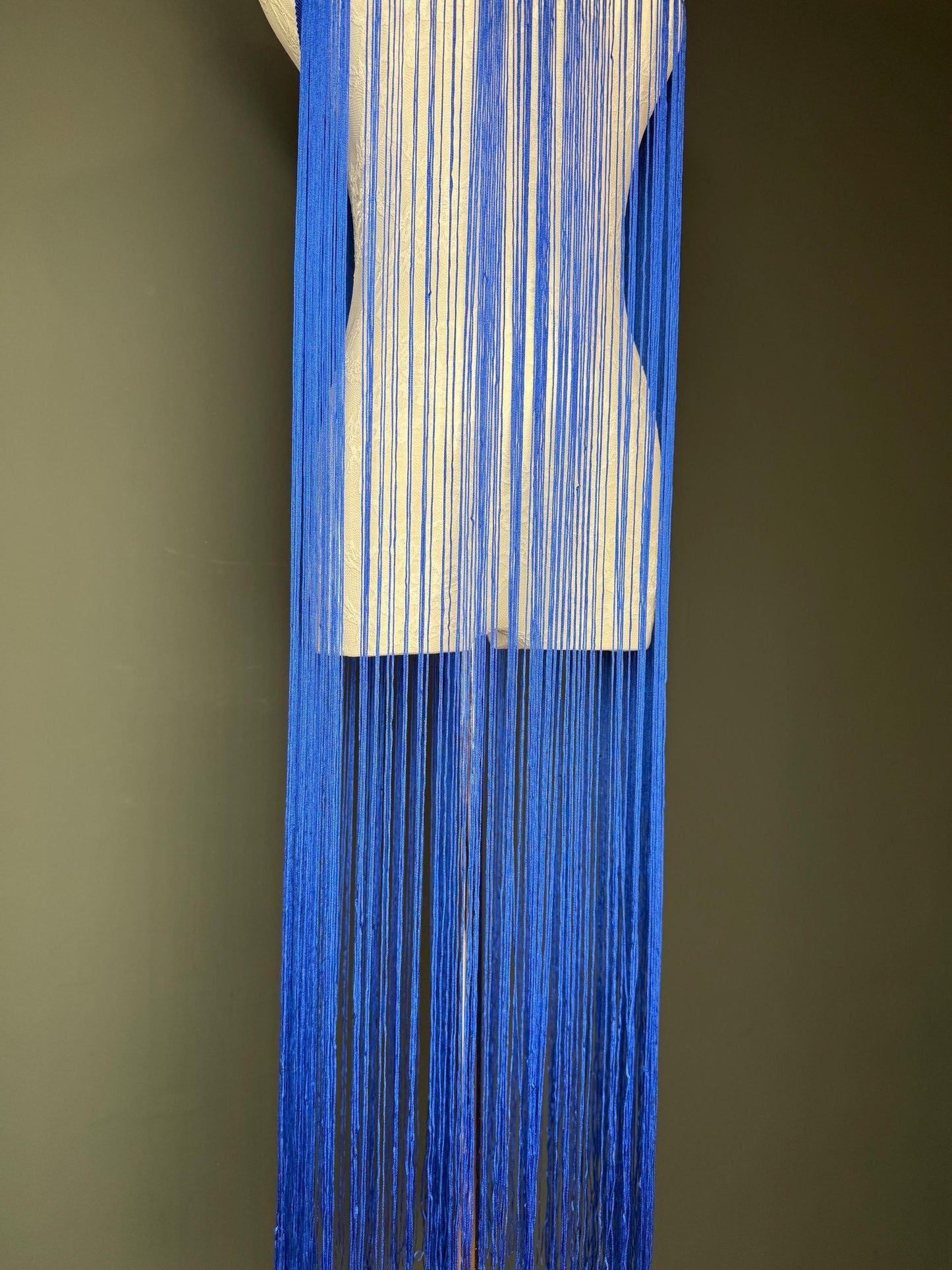 Royal Blue Dense Fringe Trim, 40" 100cm Drop, 27 Colour Options