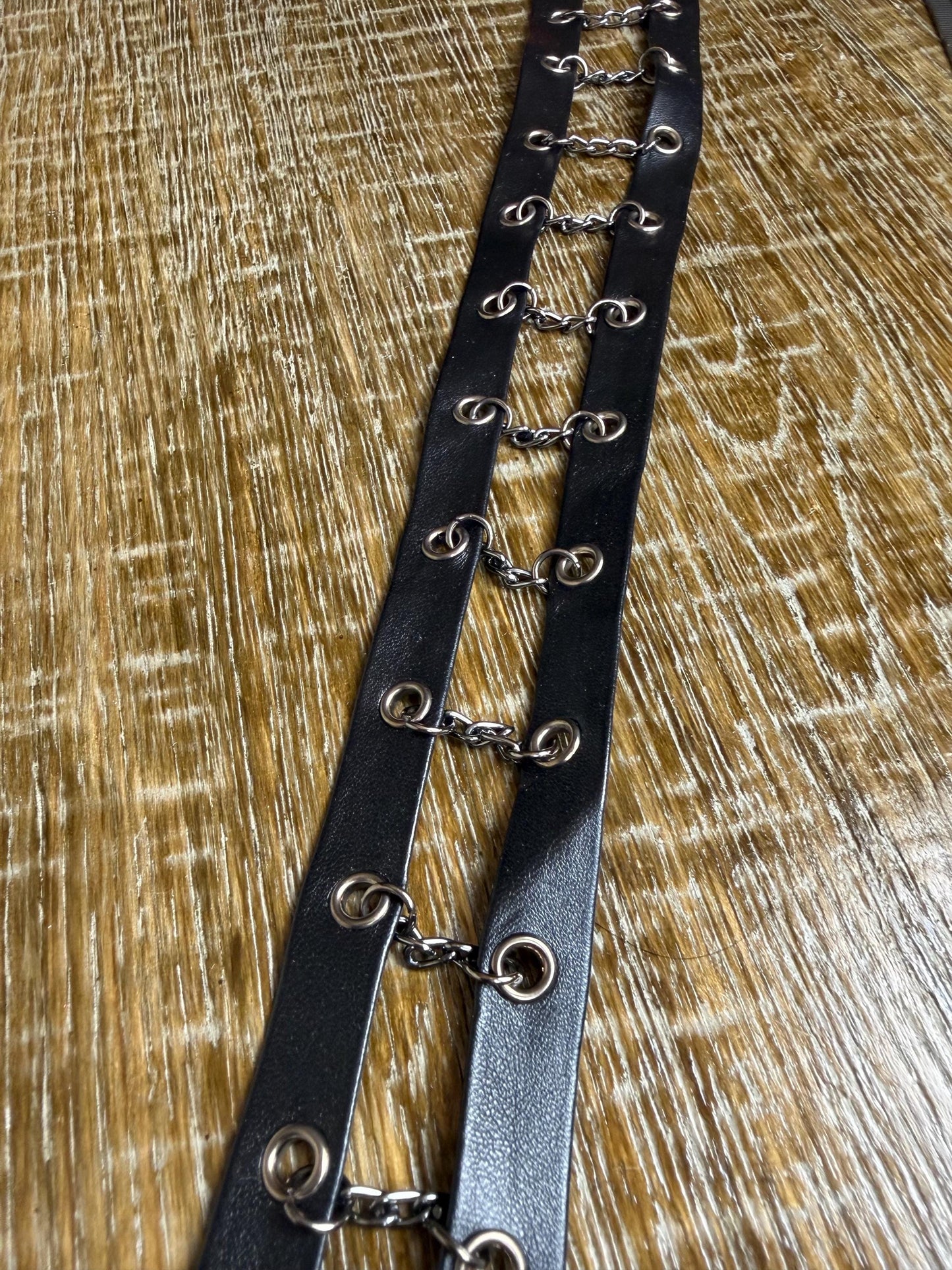 Eyelet Tape with chain, Clothing, crafts