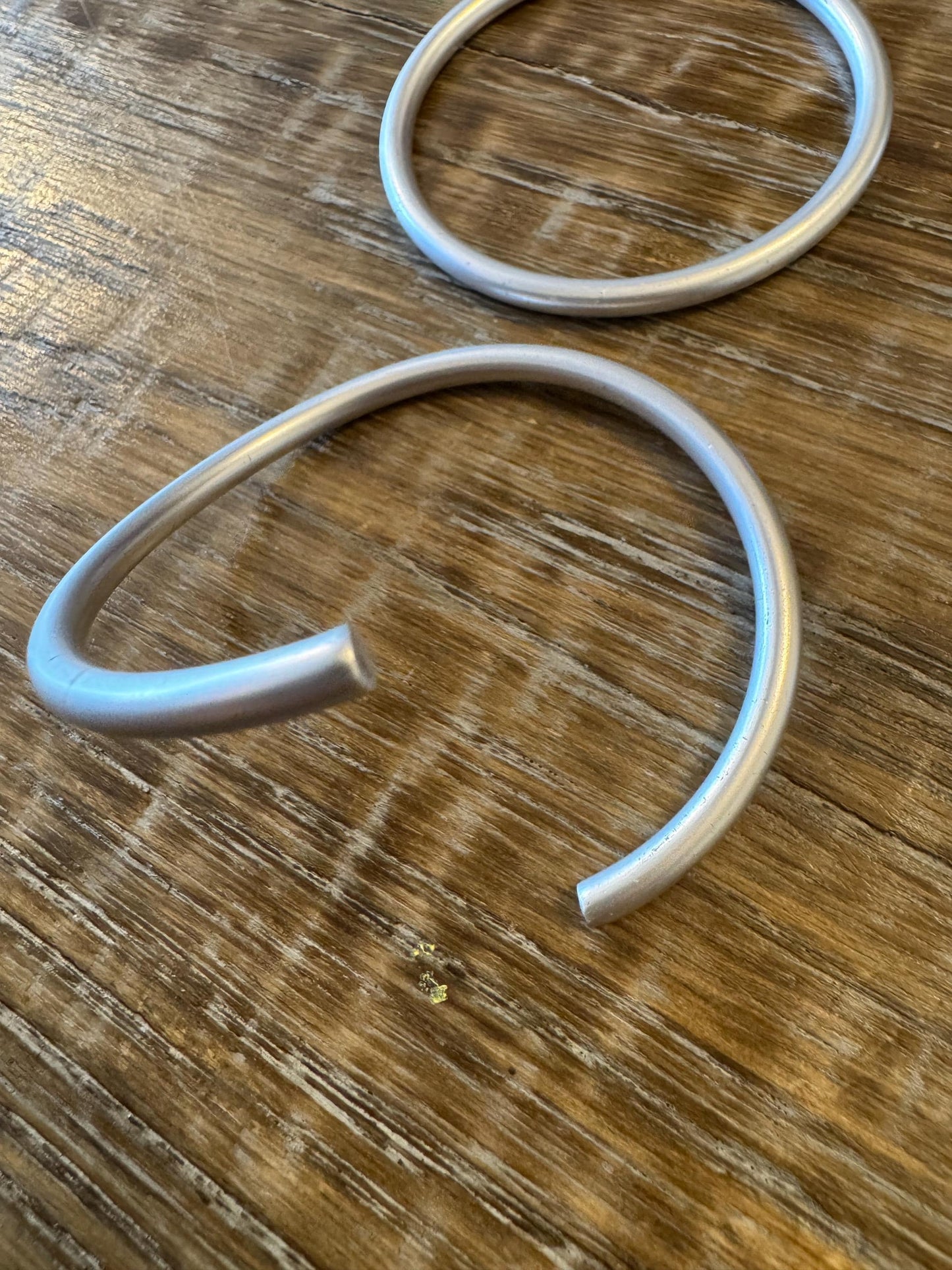 Aluminium Split Rings: Opening Metal Rings (5.8cm)