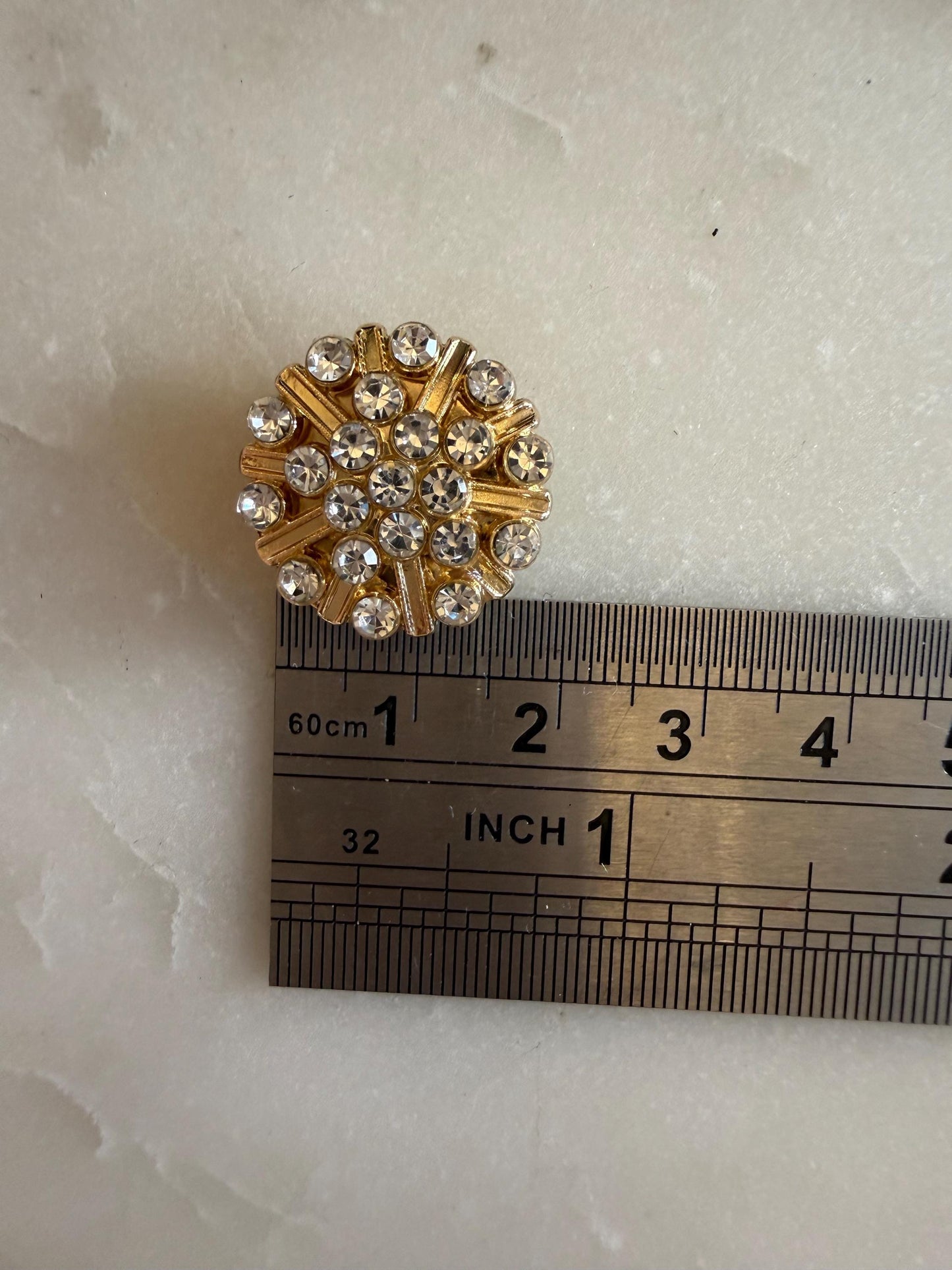 Jewel Button Covers for Shirts (Fits up to 18L), Bridal & Wedding Shirt Accessories