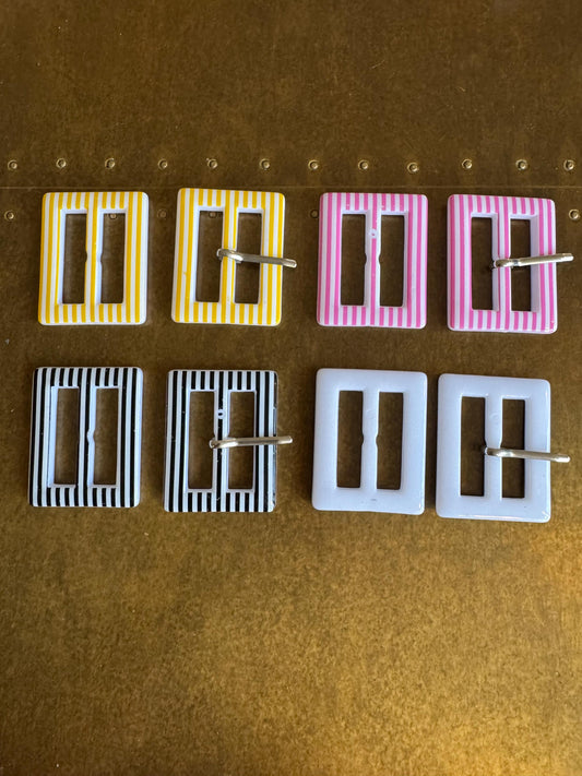 5cm Buckles, Plastic Buckles, Stripe Pattern Buckles, Rectangle Slider Buckle, 3.5 Bar, Buckle, Clothing, Bags, Crafts, Belts