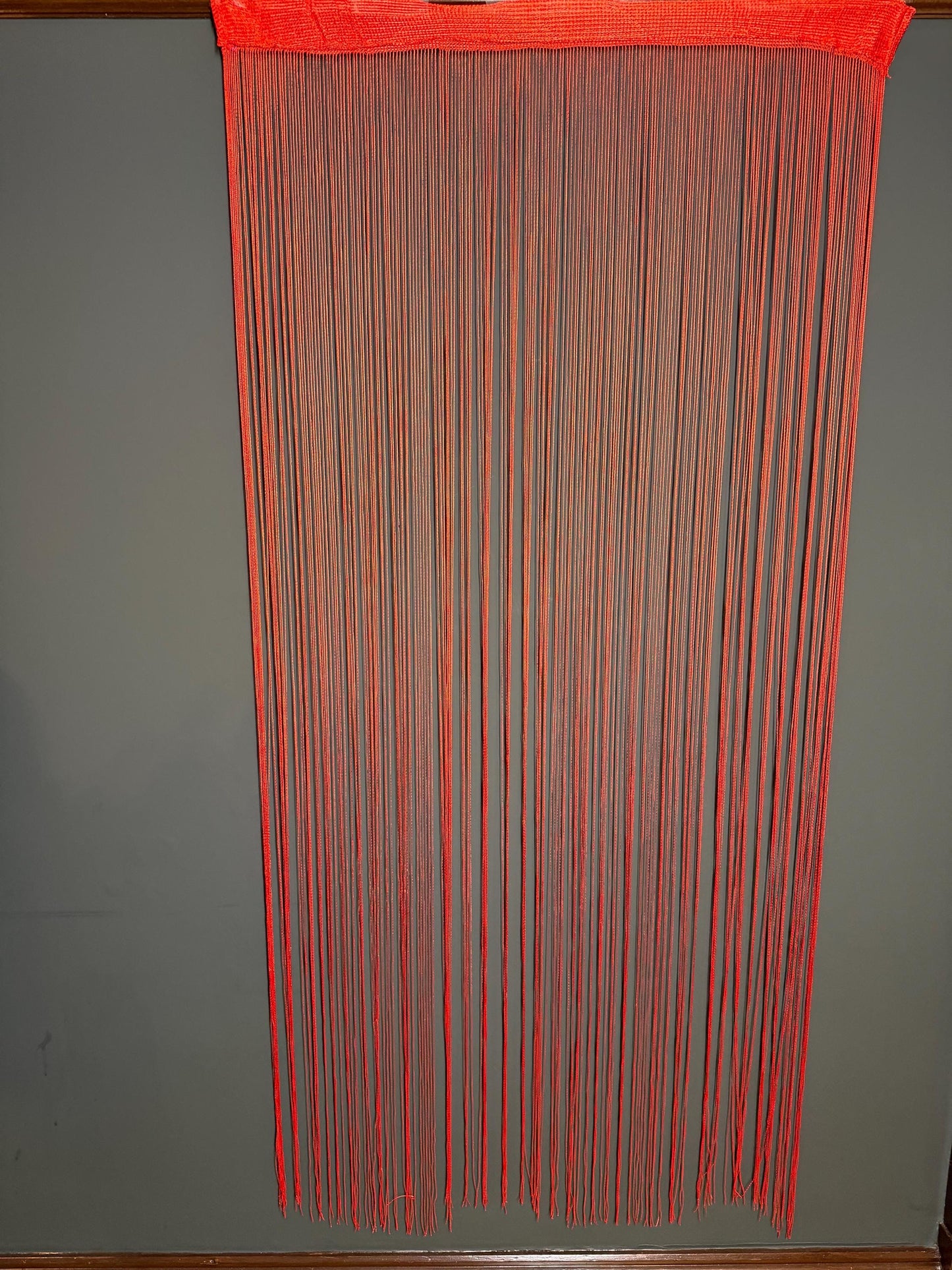 Red Soft Fringe Trim, 80" Drop, Backdrop Decor