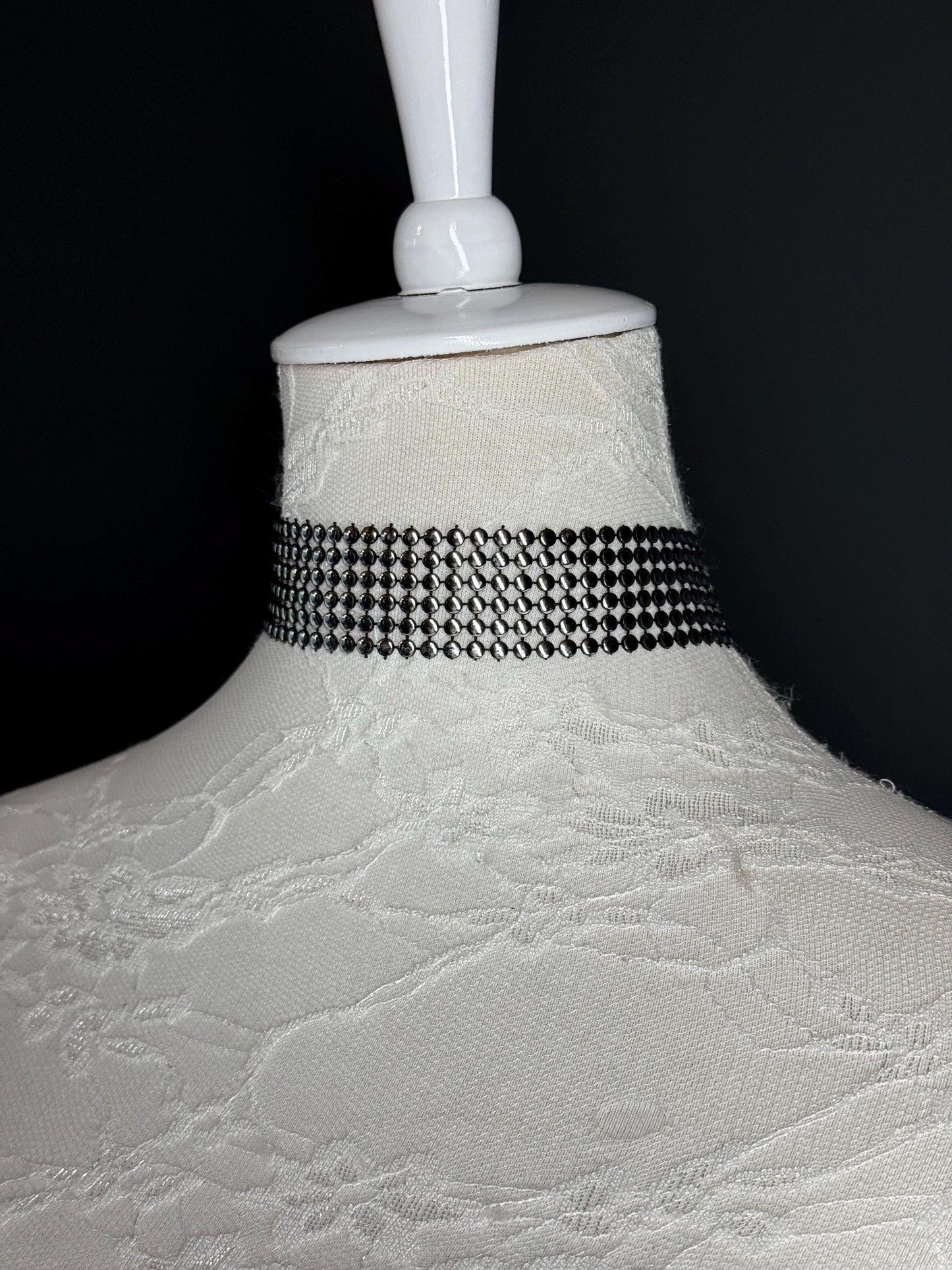Handcrafted Studded Choker: Festival Style