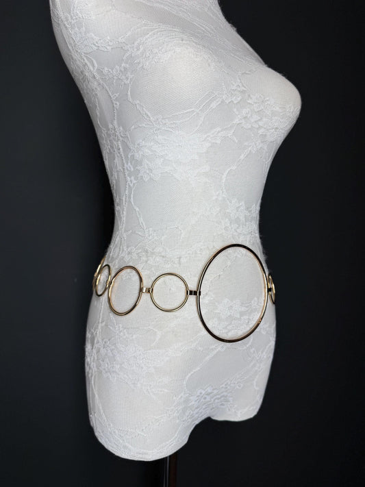 X-long Belt, Ring Belt, Fashion Belt, Silver, Gold, Ring Belts, Silver, Gold, Waist size 18”-60”, Dress Belt, Swimwear, Gift, Plus Sizes