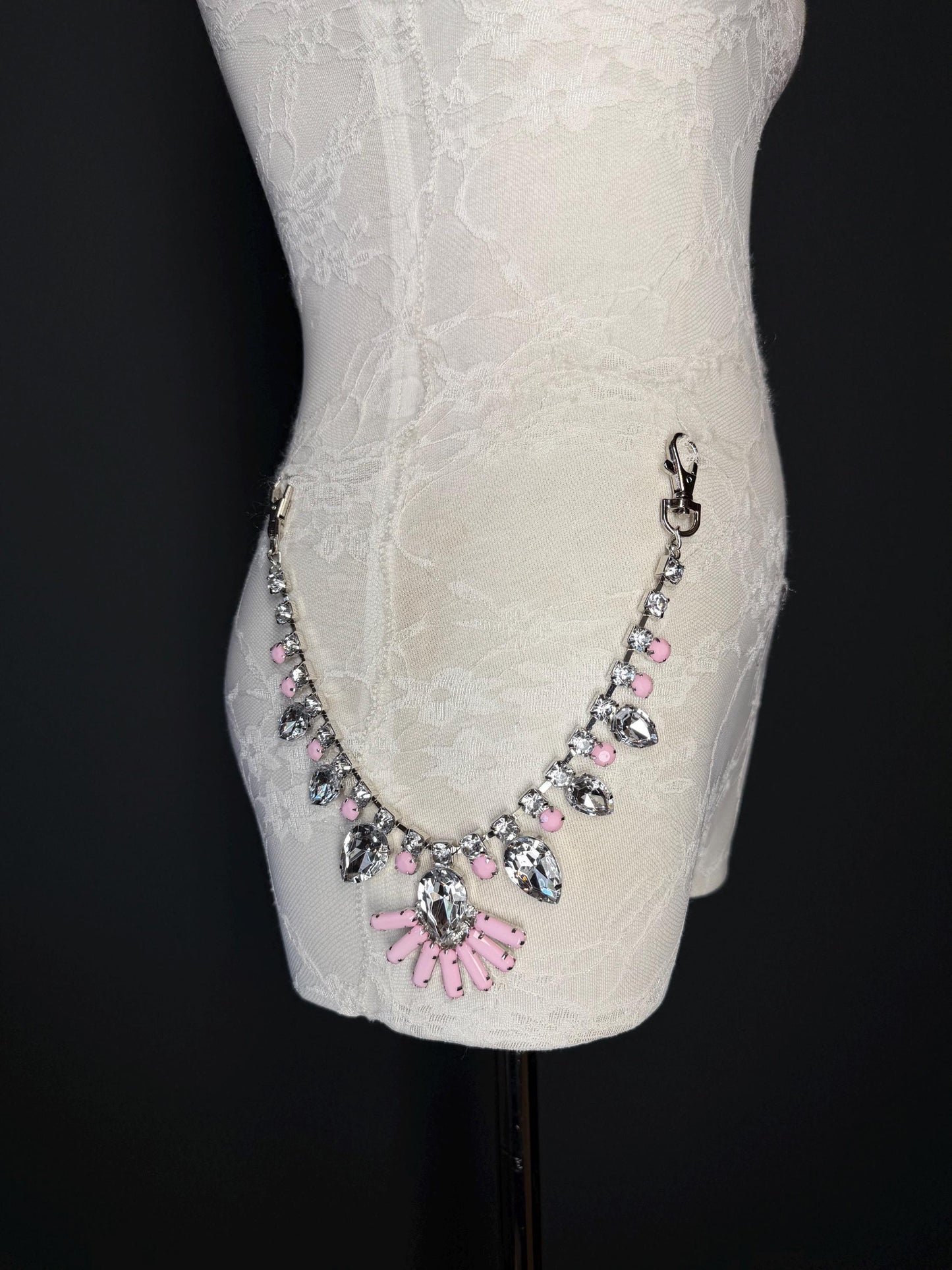 Jeans Chain, Custom Lengths, Silver, Custom sizes, Gift, Jeans, Bags, Accessory, Festival, Chains
