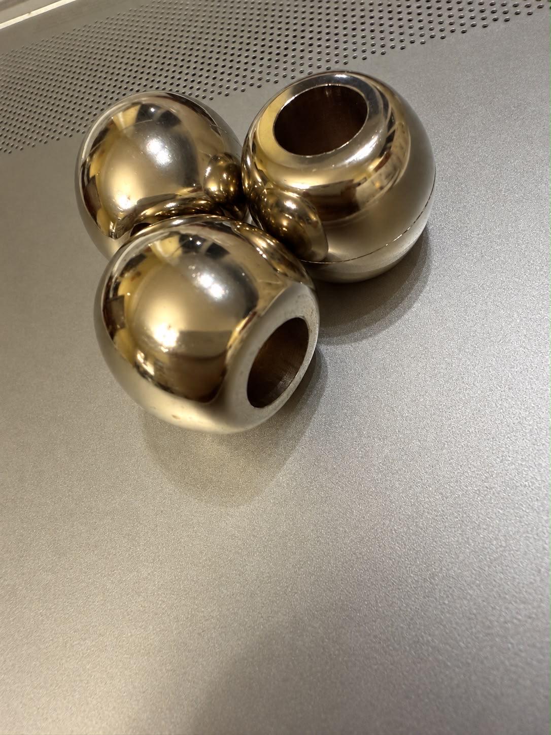 Large Beads, Extra Large 2.5cm Beads, Cord Ends, Silver, Bead Cord ends