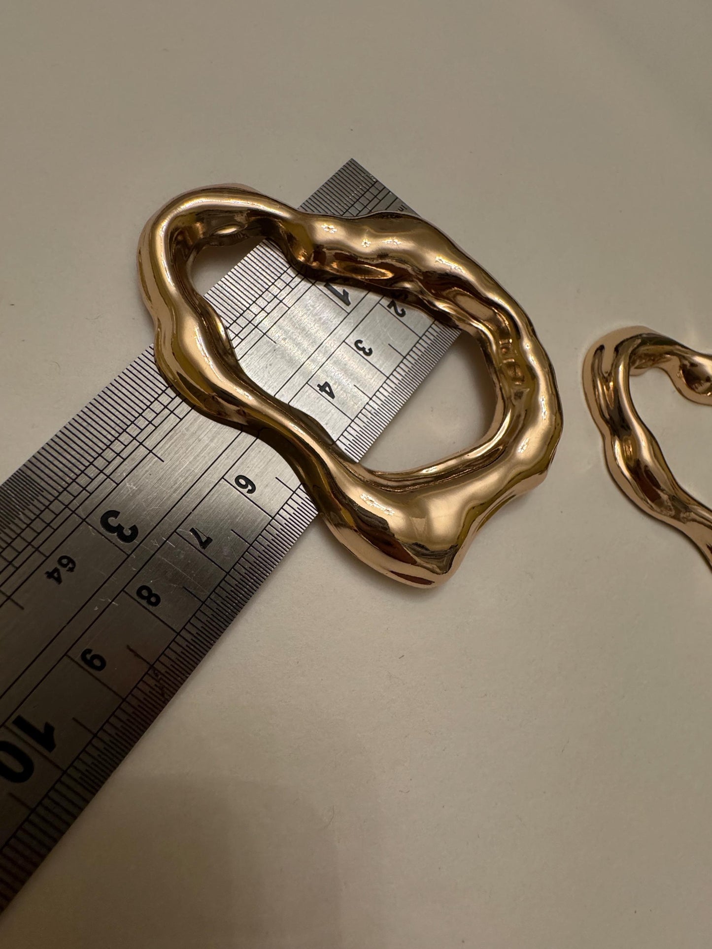 Metal Gold Buckle, Hammered Metal Ring Buckle, Gold Buckle, Swimwear, Dress, Tops, Bags, Crafts, Swimwear, Fashion Buckle, FAN Collection