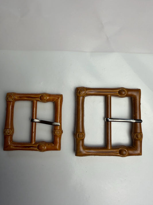 Buckles, Mock Wood Buckles, Belts, Bags, Clothing