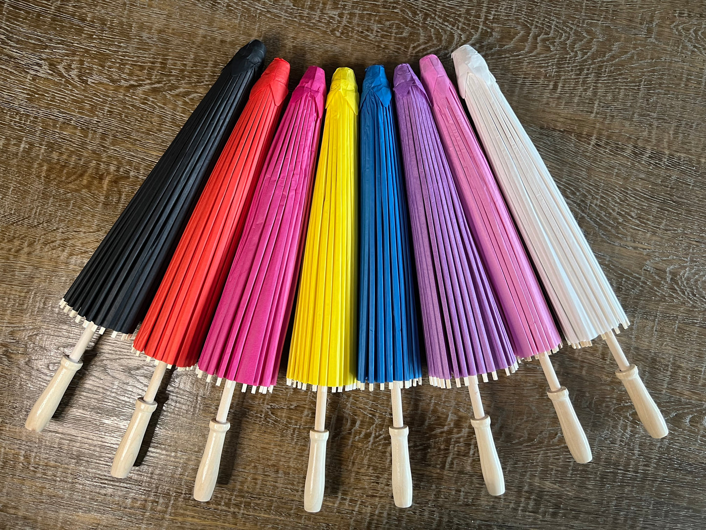Ivory Decorative Umbrella, 24” 32" Wide 8 colours
