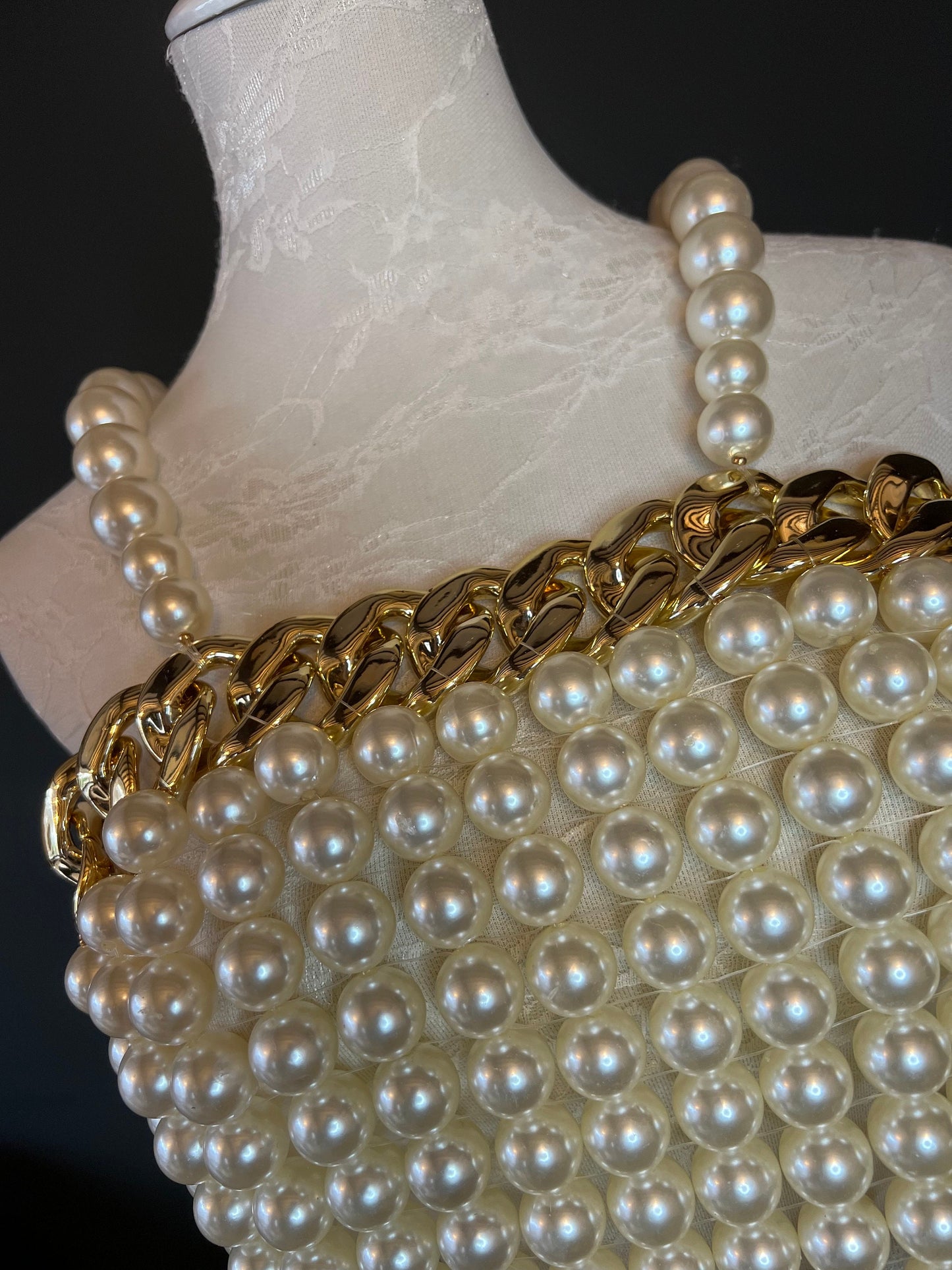 Ivory Pearl Vest Top