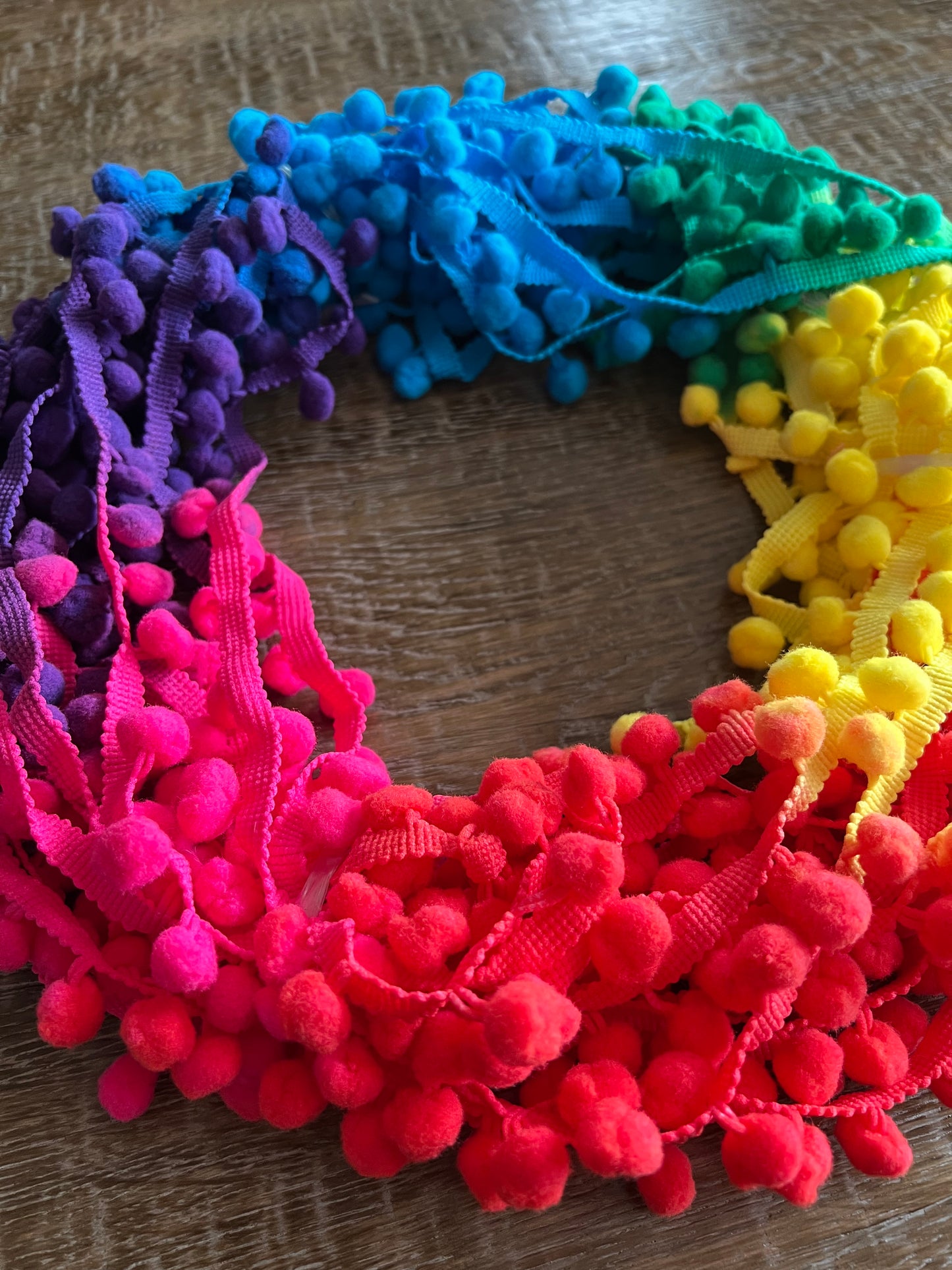 Rainbow Pom Poms
