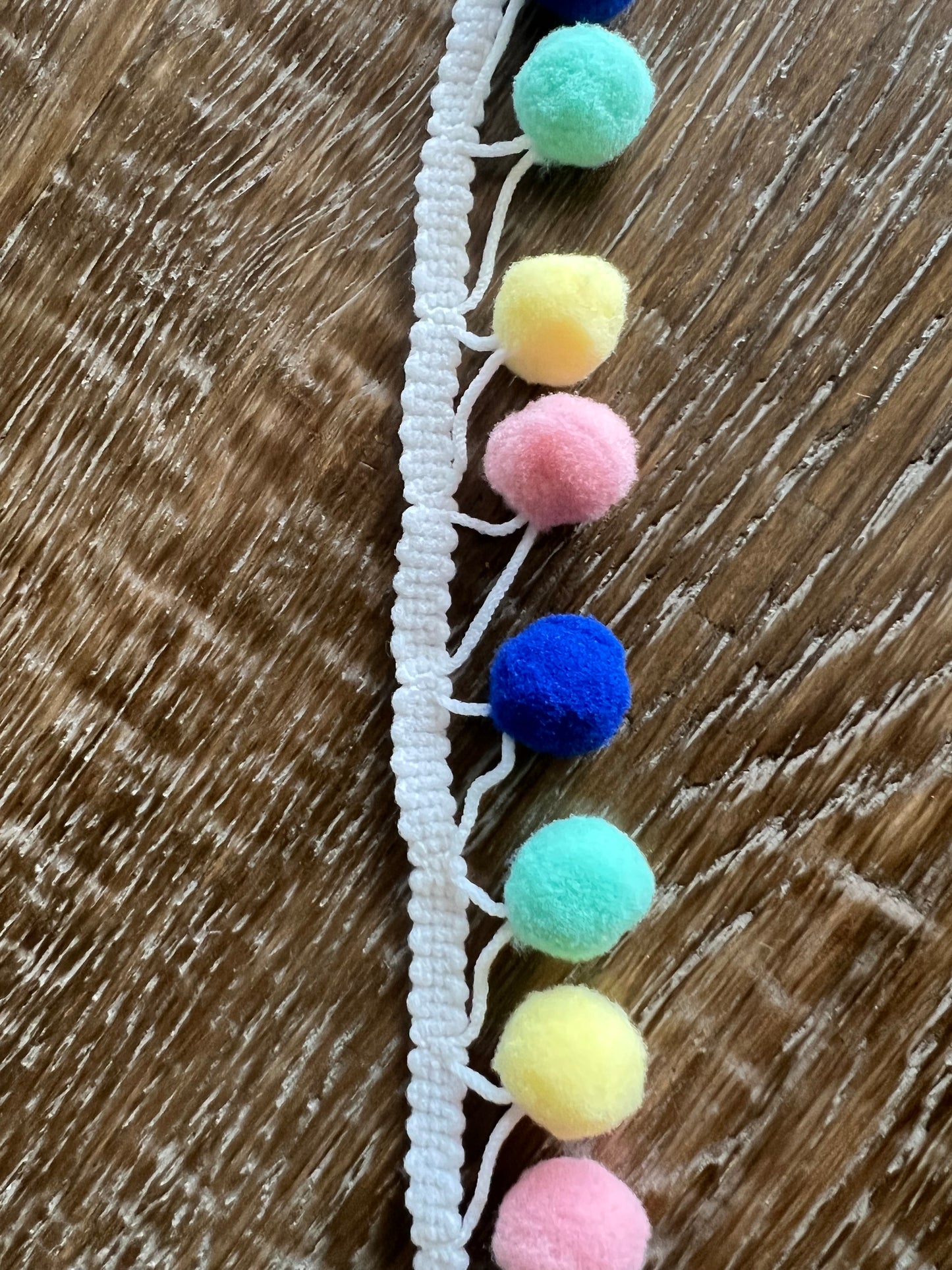 Light Multi Pom Pom Tape