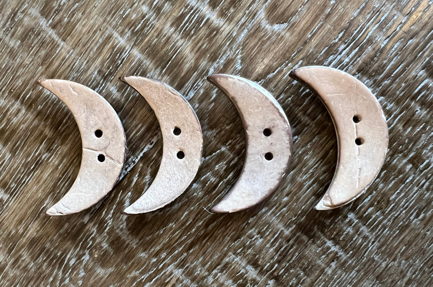 5cm Coconut Crescent Button