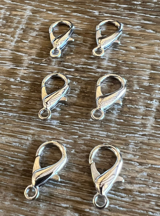20mm Silver Lobster Clasp