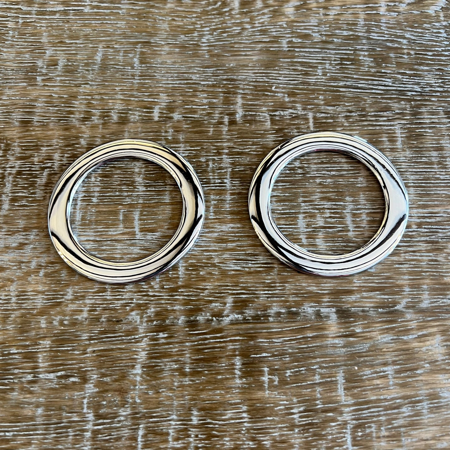 Silver Flat Metal Ring