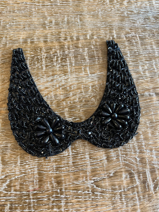 Floral Bead and Tube Neck Trim