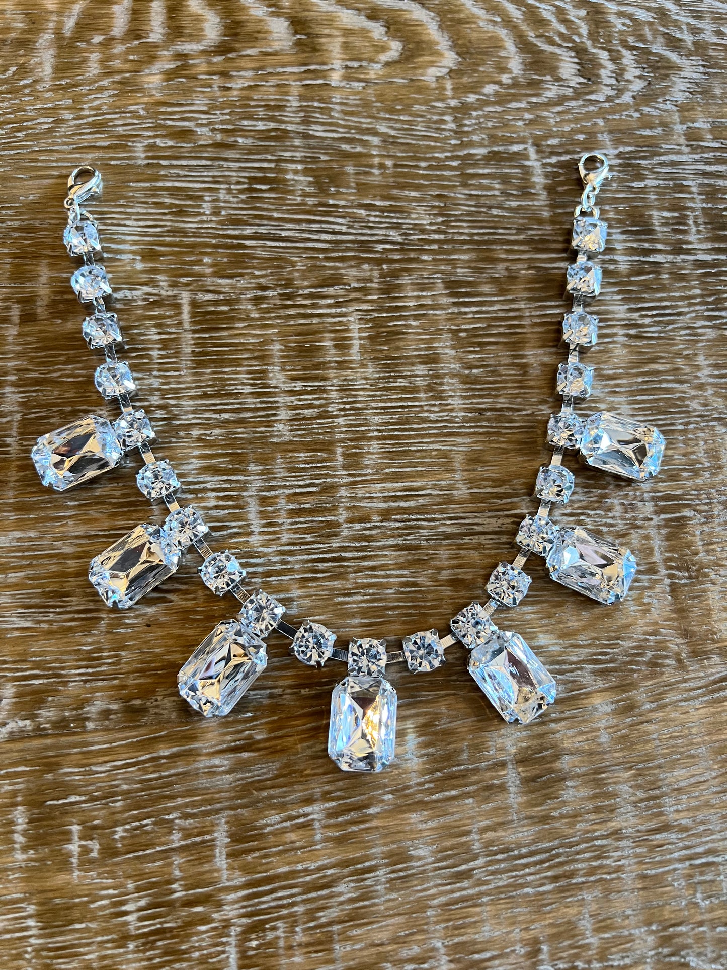 Diamond Effect Jewel Necklace