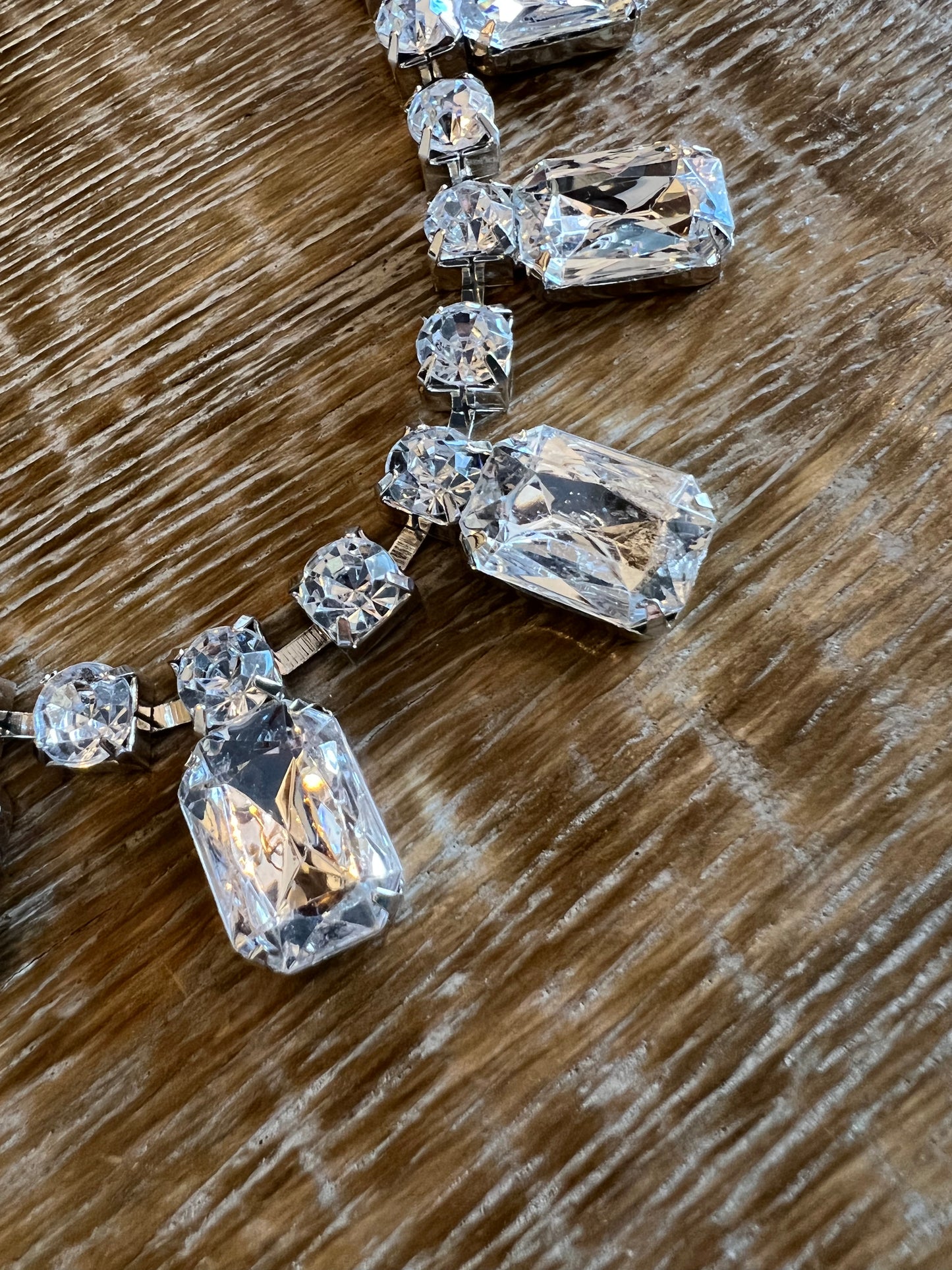 Diamond Effect Jewel Necklace