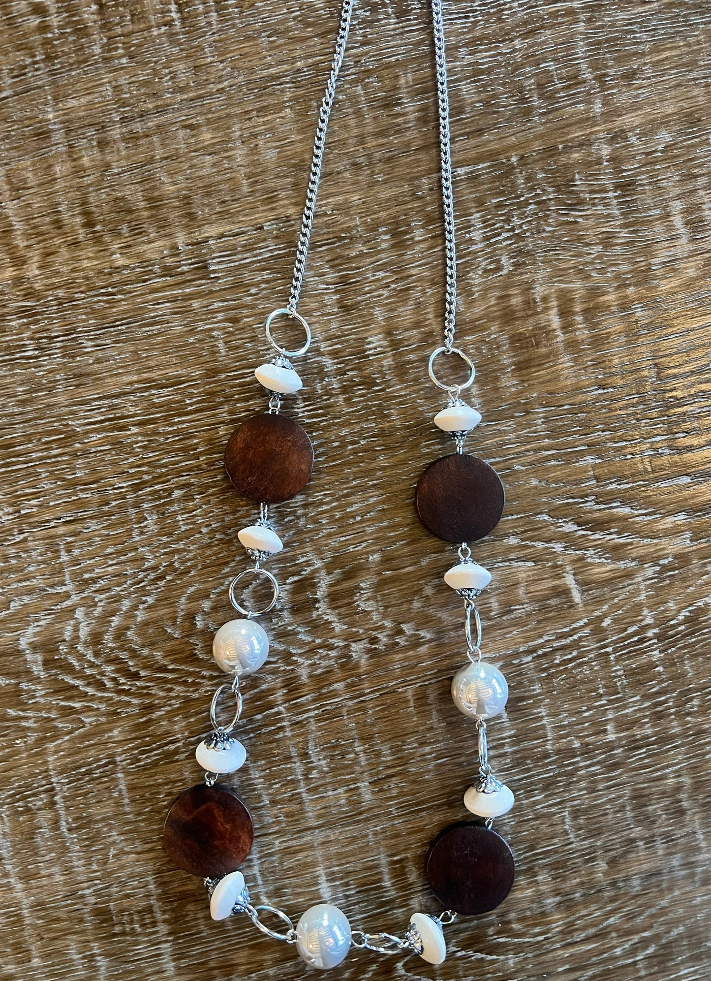 Disc and Bead Necklace