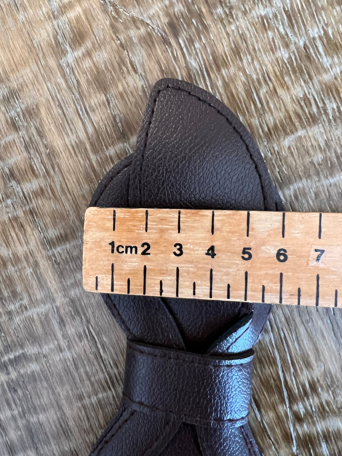 Brown Bow Stretch Belt