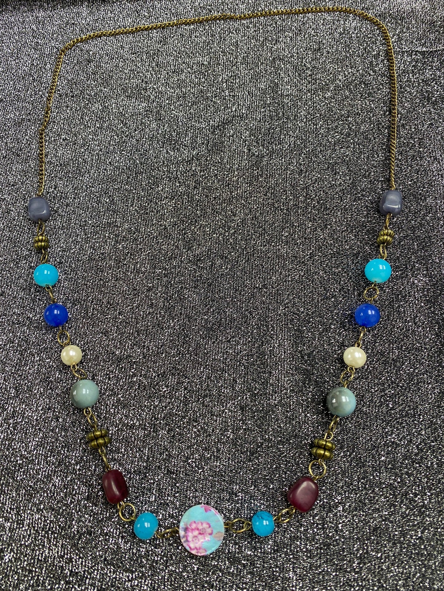 Multi Colour Beaded Necklace