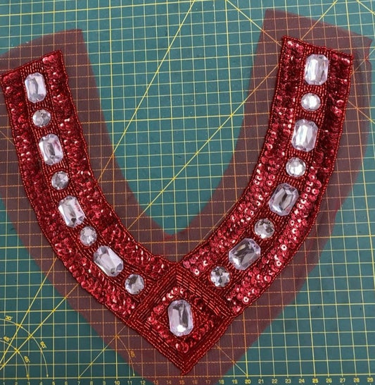 Jewel & Bead Neck Trim
