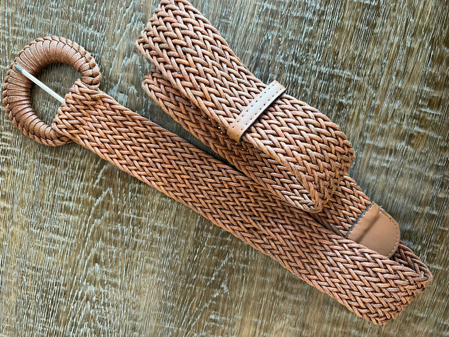 X-Long Plaited Belt in Warm Tan Colour, Sizes 3 Sizes, 2” Wide Tan Belt, Hand-made, 3 Sizes, High Quality Belt, Maternity Sizes, Belt