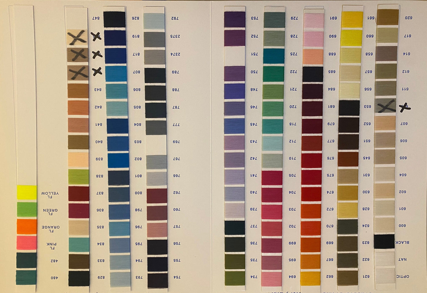 10x 5000yard Cones, Sewing Thread, Polyester, Overlocking 120s SPUN, 127 colours