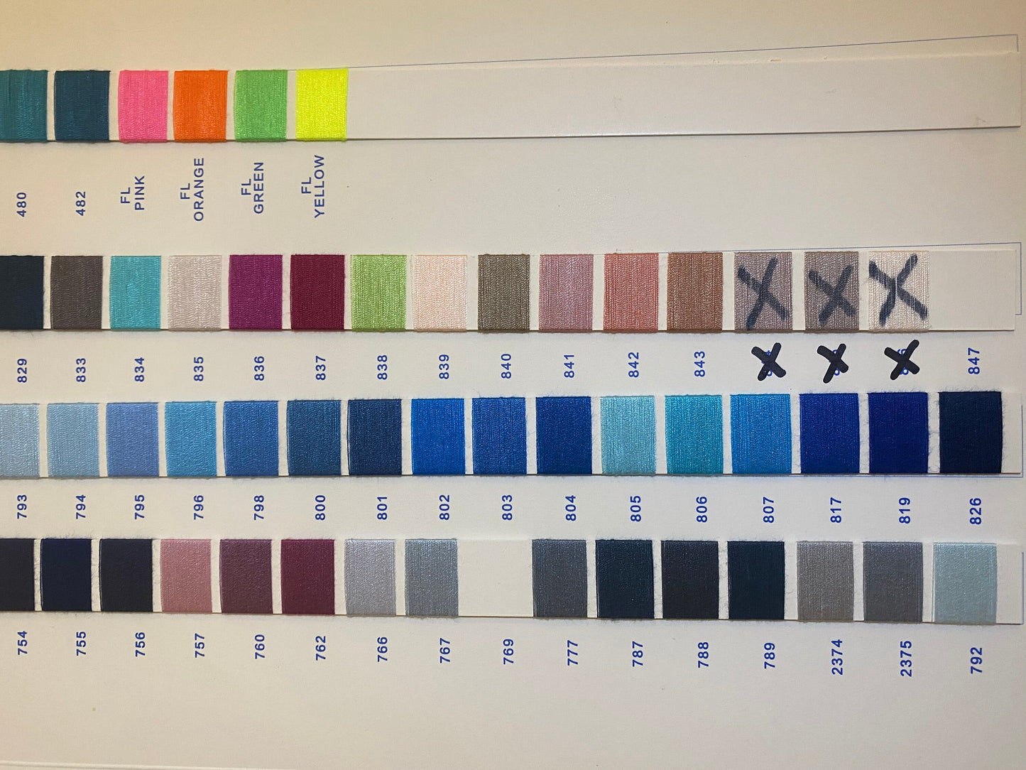10x 5000yard Cones, Sewing Thread, Polyester, Overlocking 120s SPUN, 127 colours
